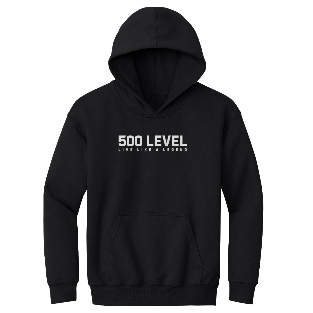 500 LEVEL Wordmark WHT