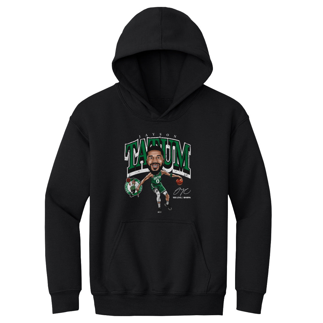 Jayson Tatum Boston Celtics Cartoon WHT