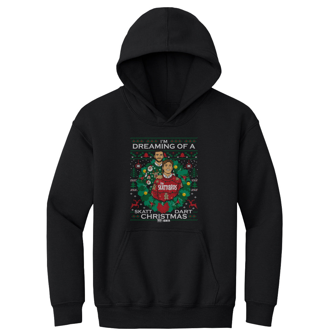 Jaxson Dart & Cam Skattebo New York G Ugly Sweater WHT