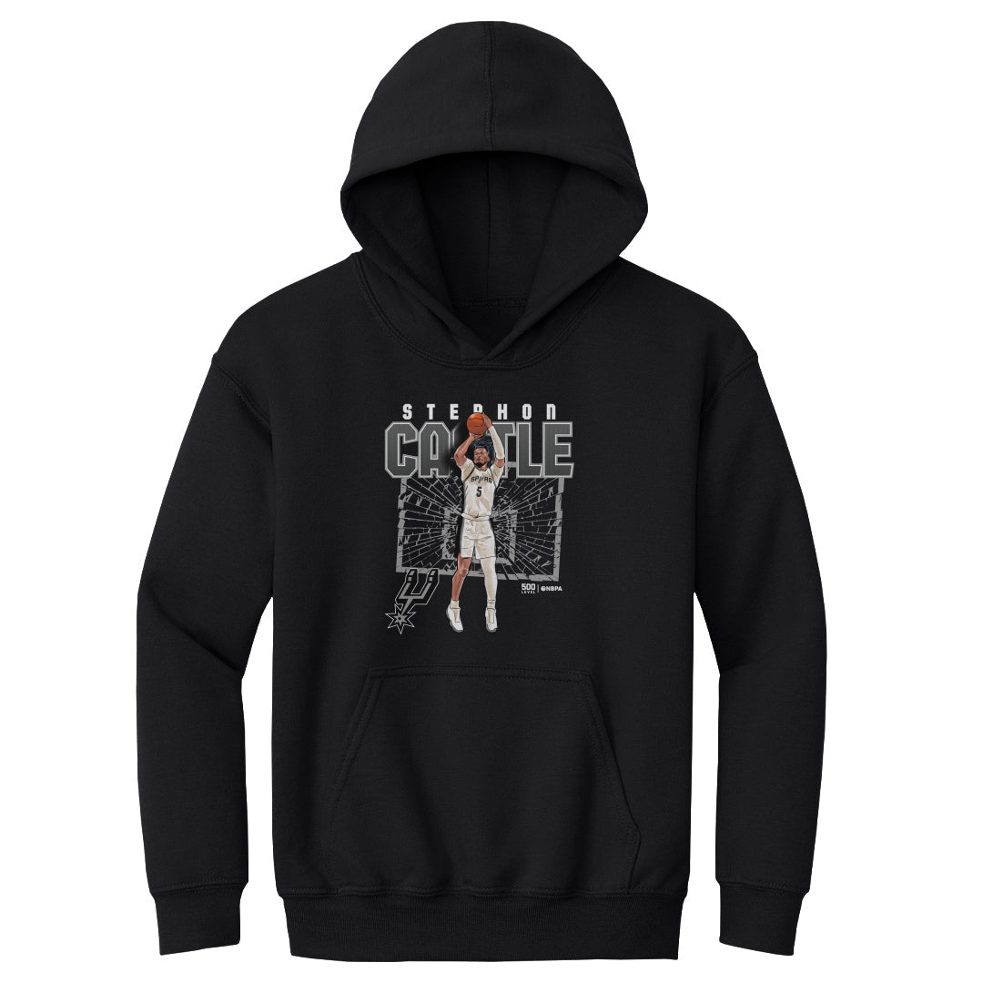 Stephon Castle San Antonio Spurs Shattered WHT