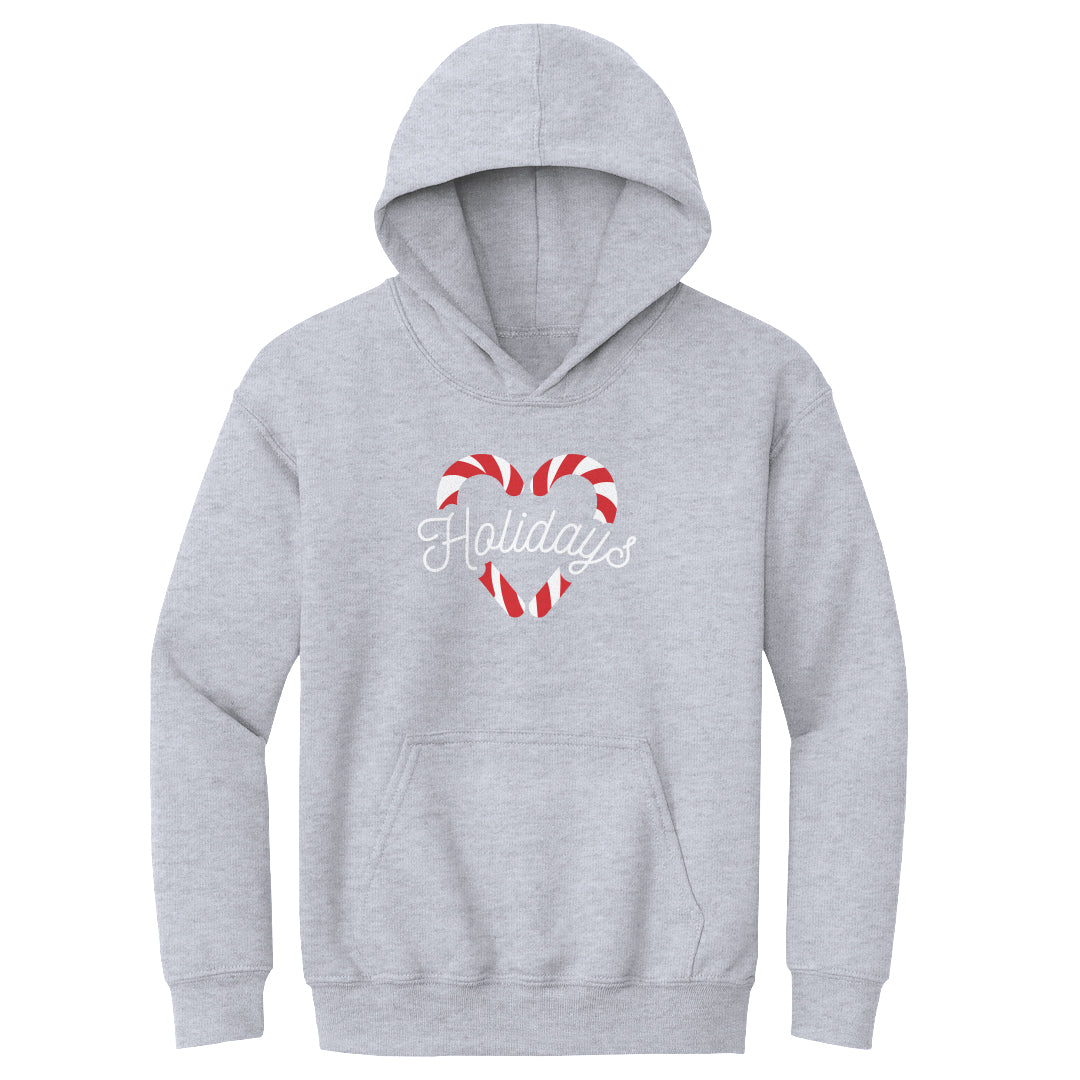 Christmas Candy Cane Heart WHT