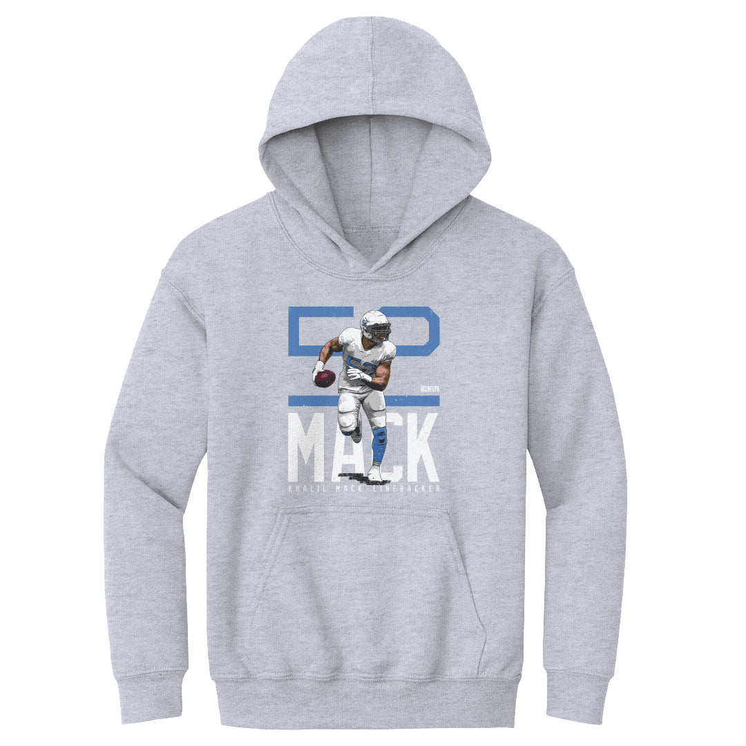 Khalil Mack Los Angeles C Bold Number WHT