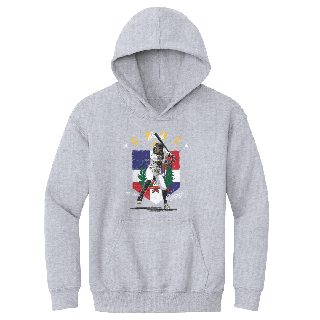 Oneil Cruz Pittsburgh Country Flag WHT