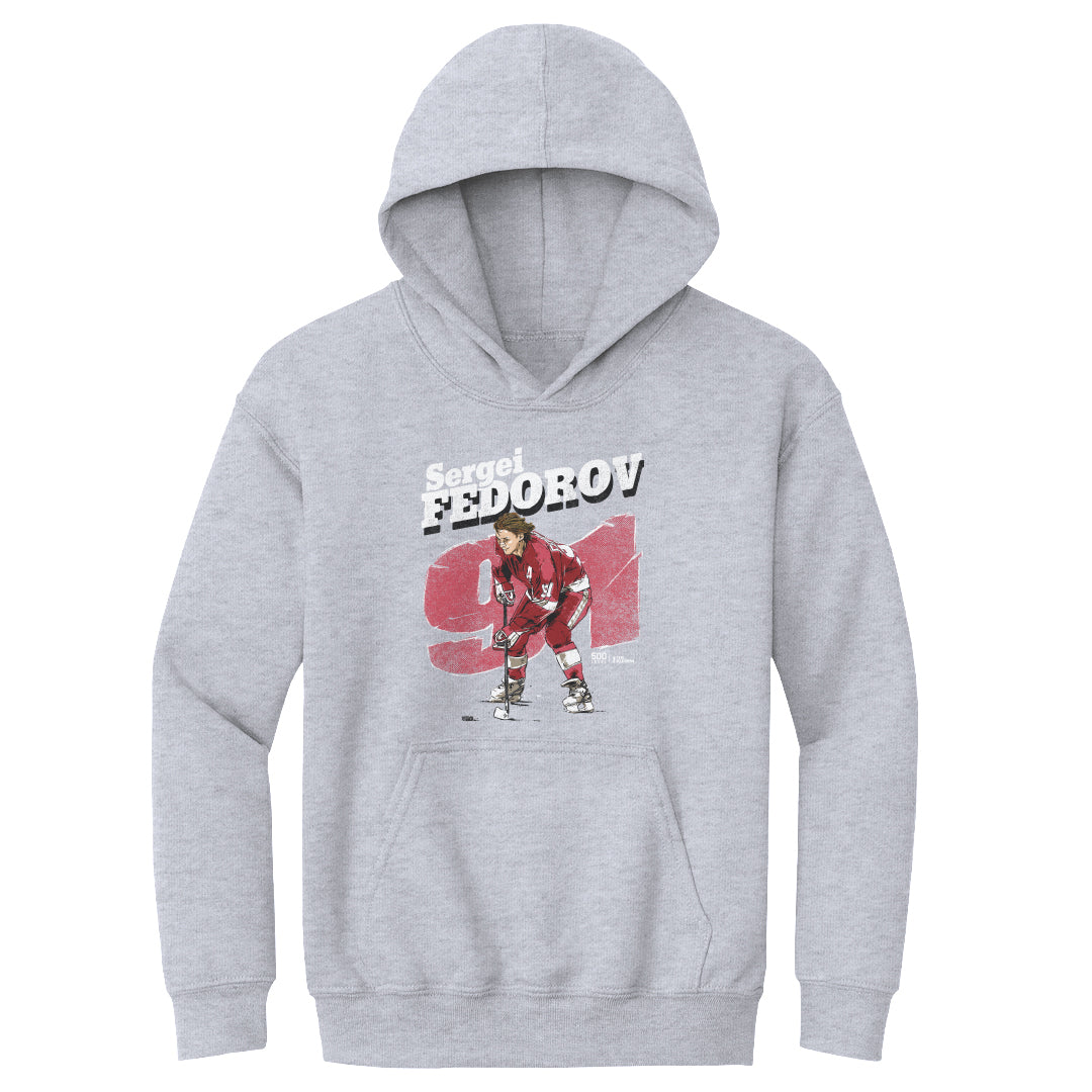 Sergei Fedorov Detroit Retro WHT