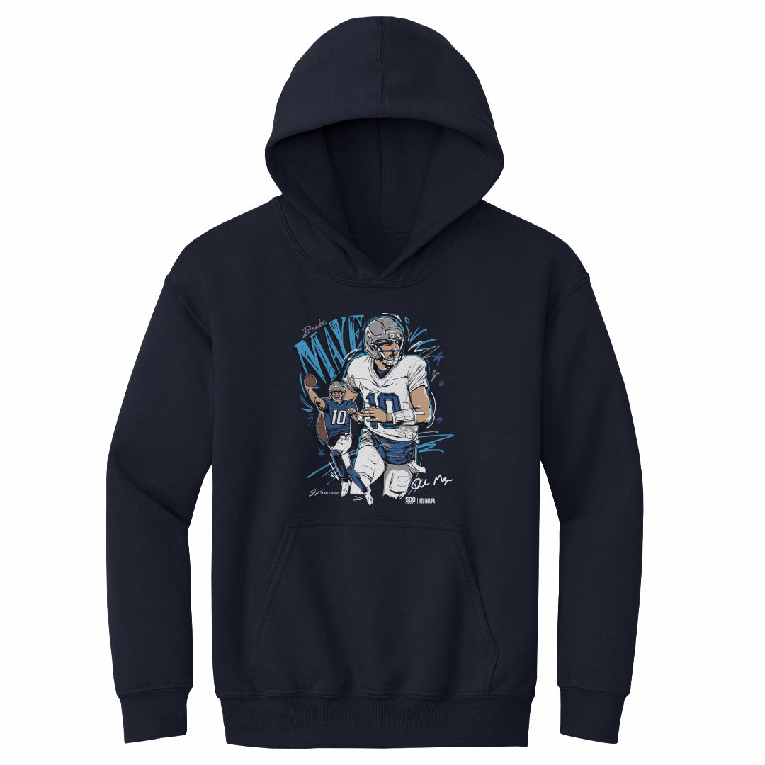 Drake Maye New England Scribble WHT