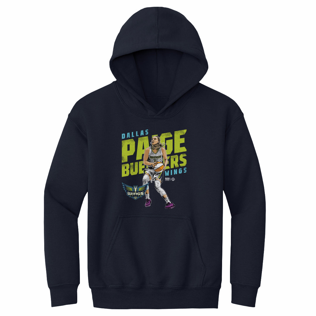 Paige Bueckers Dallas Wings Slant WHT