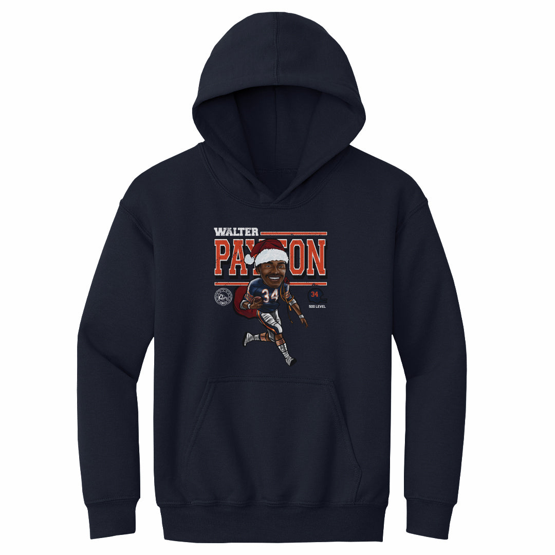 Walter Payton Chicago Cartoon Santa Hat WHT