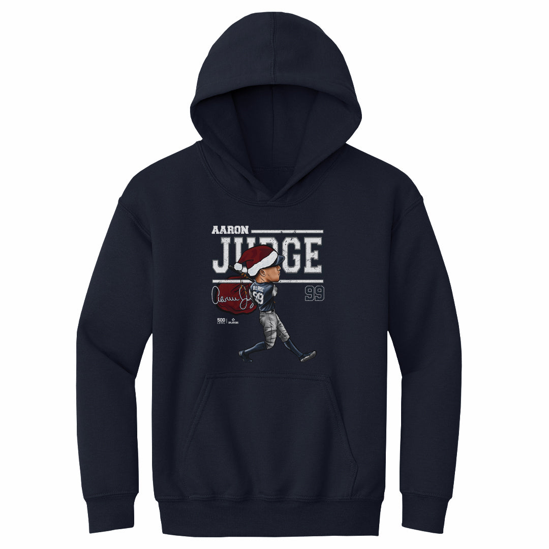 Aaron Judge New York Y Cartoon Santa Hat WHT