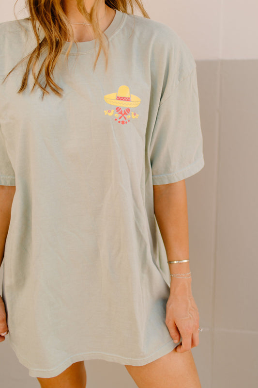 In Need Of Tacos Margs and Queso Graphic Tee Womens T Shirt