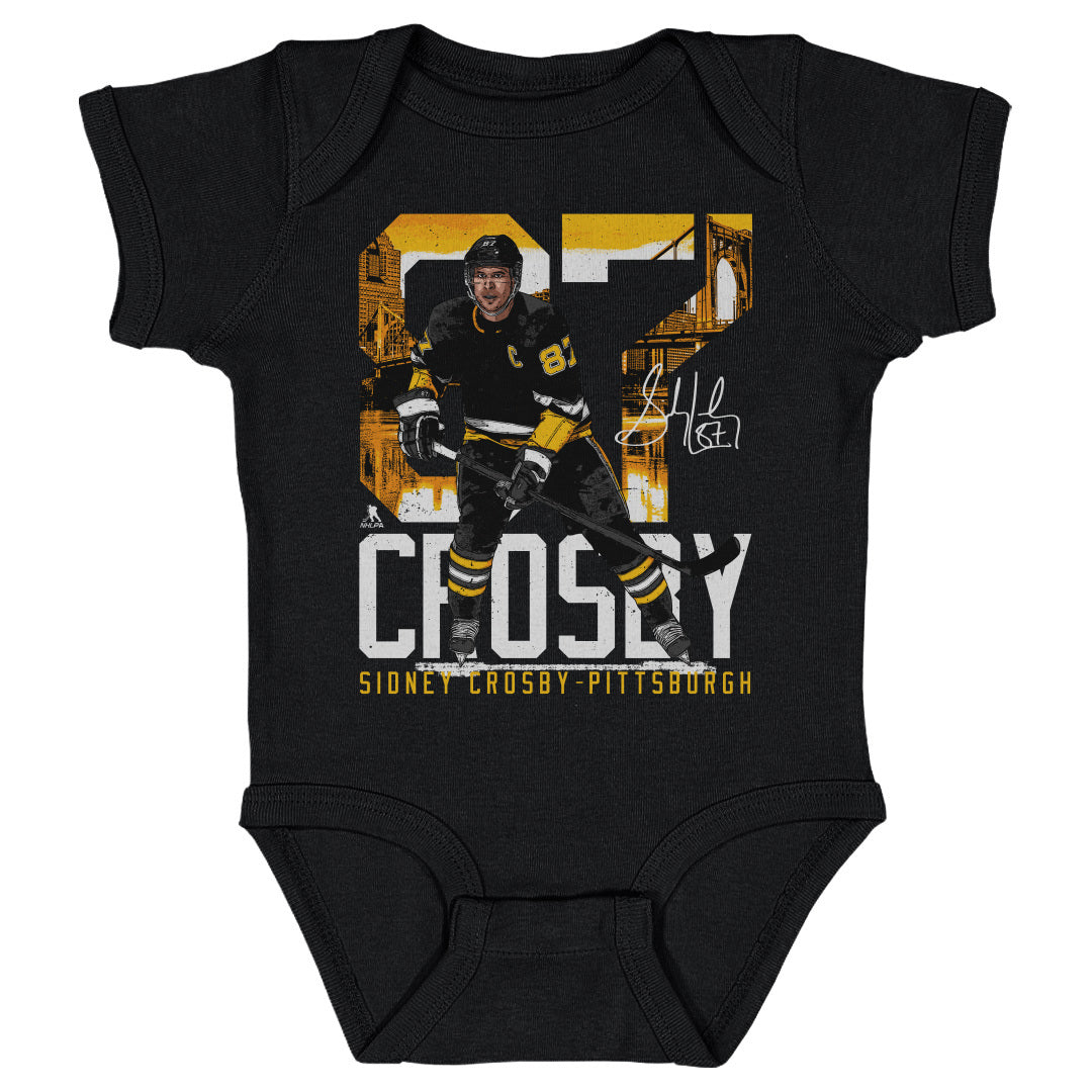 Sidney Crosby Pittsburgh Landmark WHT