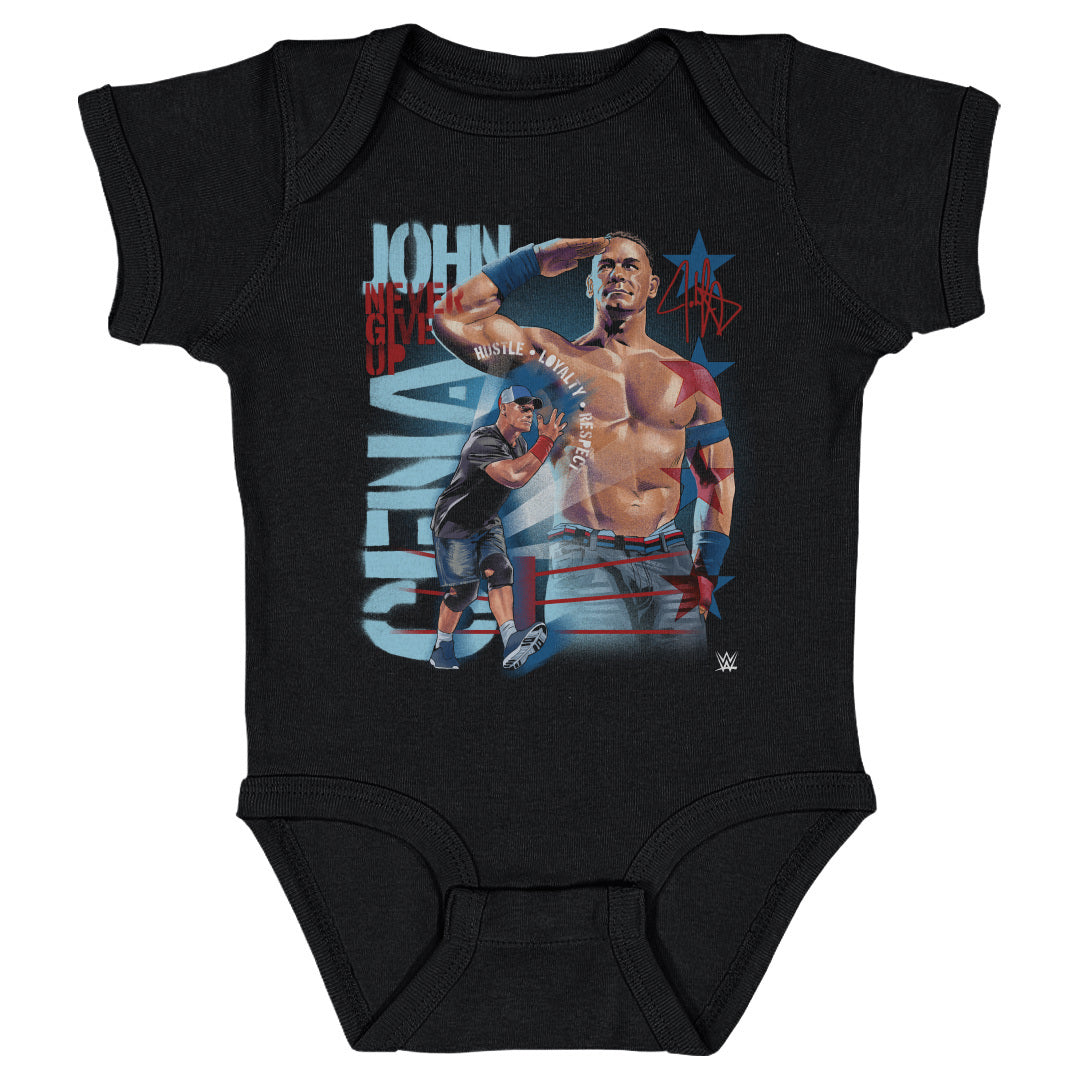 John Cena Never Give Up Salute WHT