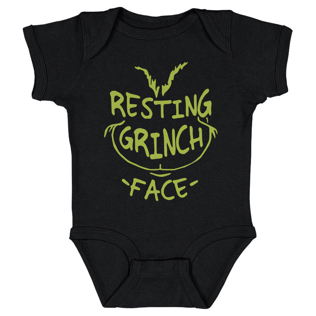 Christmas Resting Grinch Face WHT