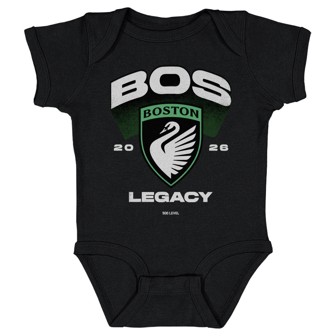 Boston Legacy FC Emblem WHT Kids Infant Baby Romper 500 Level Officially Licensed Fan Gear