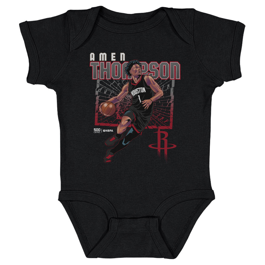 Amen Thompson Houston Rockets Shattered WHT