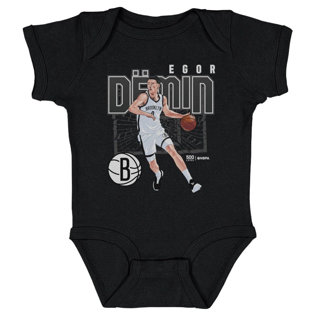 Egor Demin Brooklyn Nets Shattered WHT