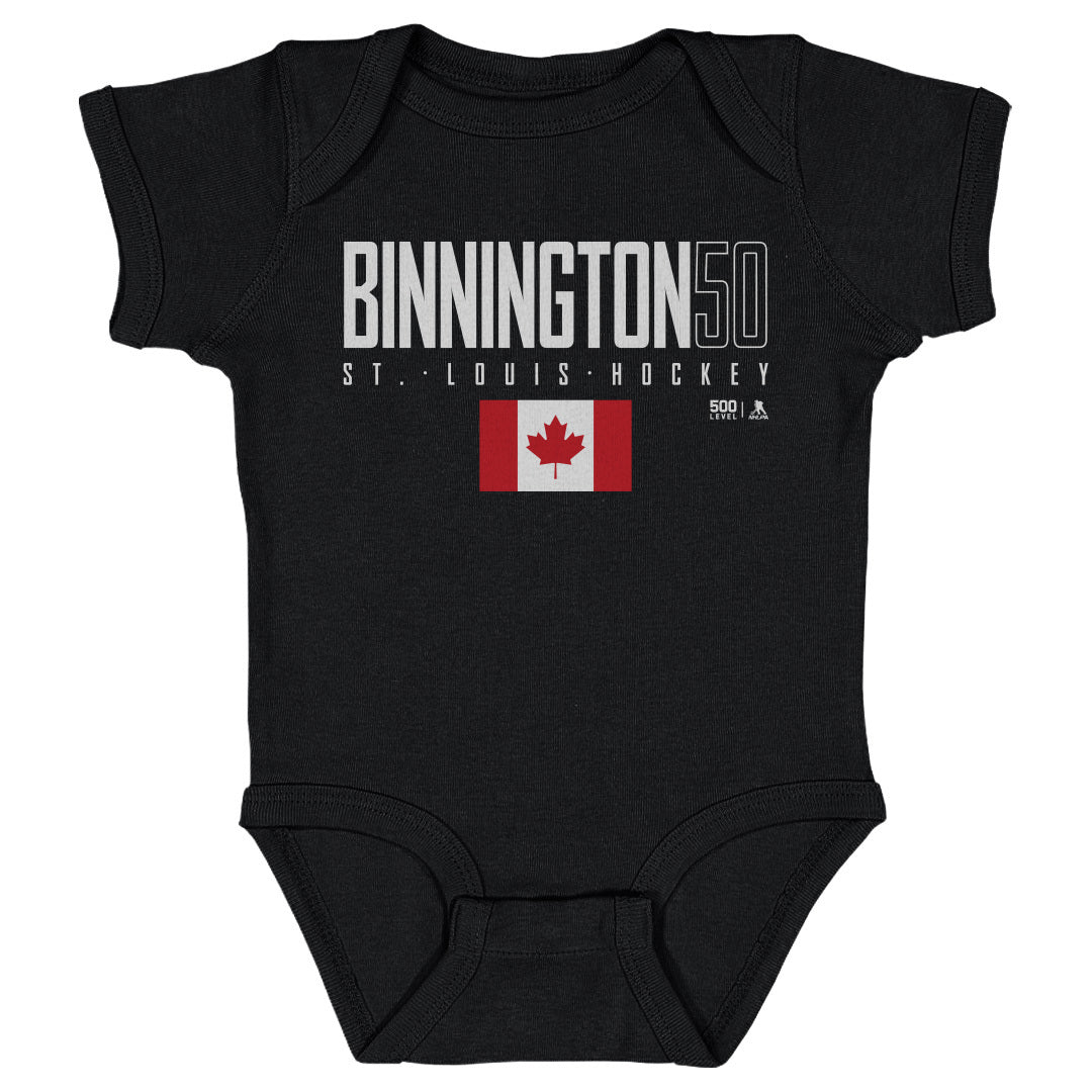 Jordan Binnington St. Louis Canada Elite WHT