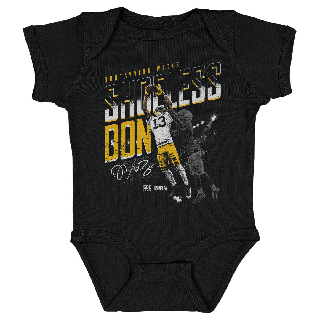 Dontayvion Wicks Green Bay Shoeless Catch WHT