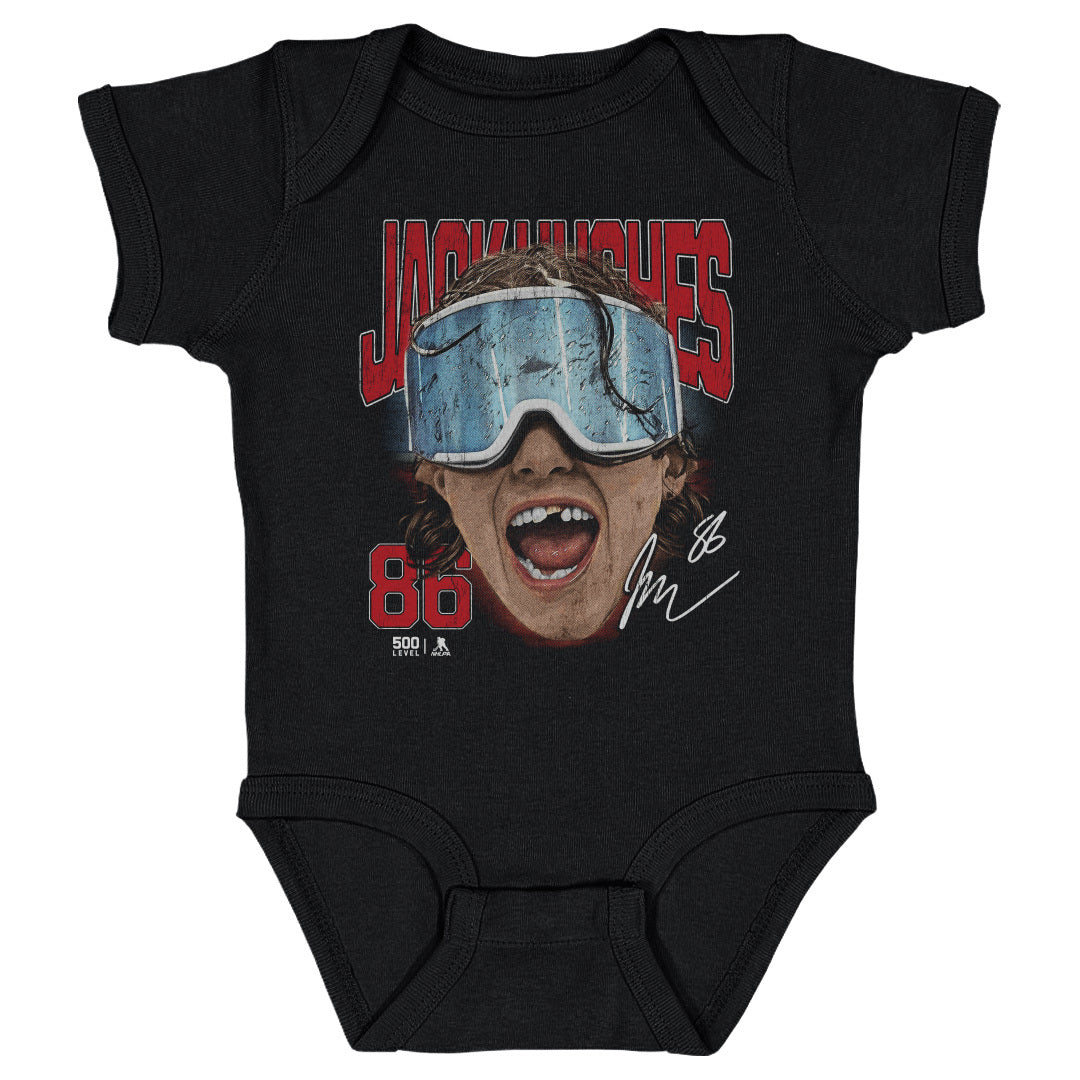 Jack Hughes New Jersey Goggles WHT