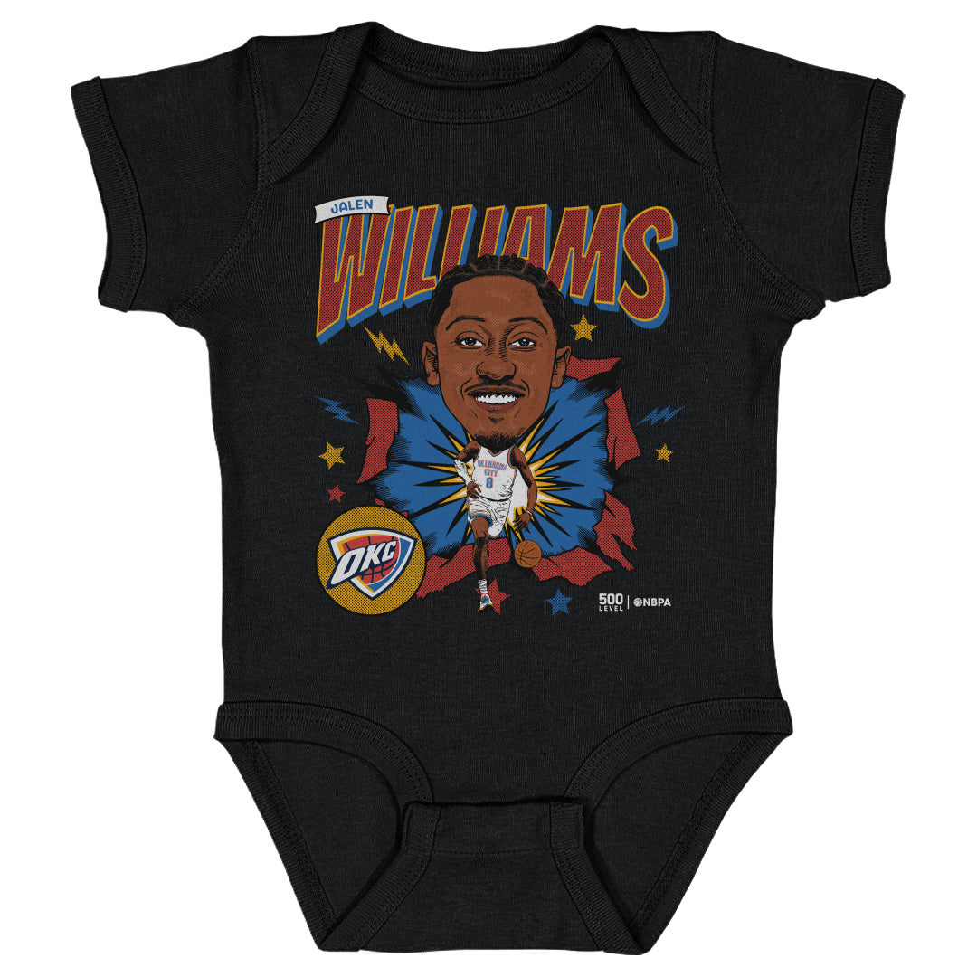 Jalen Williams Oklahoma City Thunder Caricature WHT