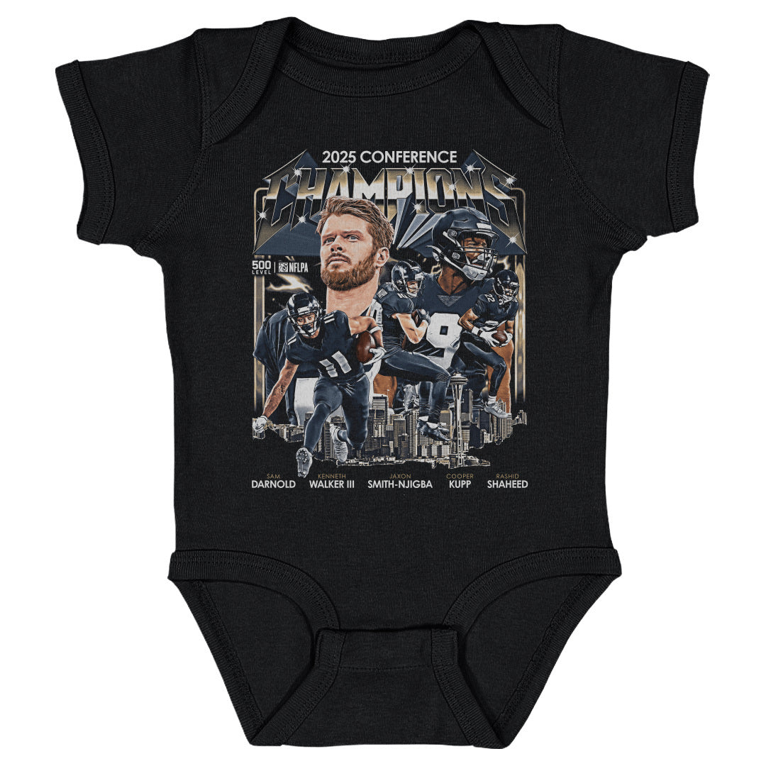 Seattle Football 2025 Conference Champions Vintage WHT