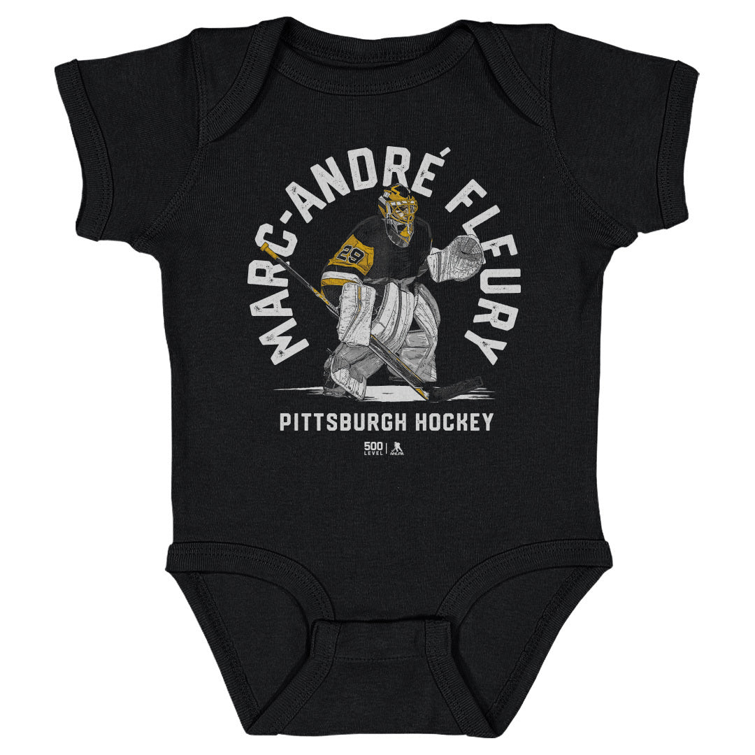 Marc-Andre Fleury Pittsburgh Emblem WHT