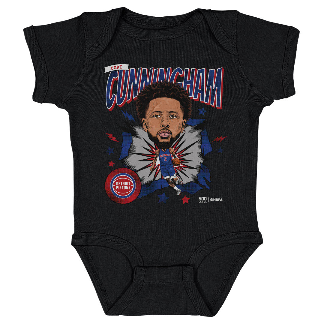 Cade Cunningham Detroit Pistons Caricature WHT