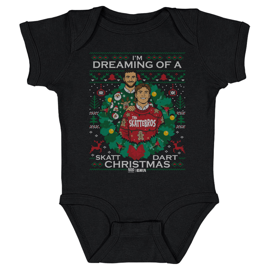 Jaxson Dart & Cam Skattebo New York G Ugly Sweater WHT