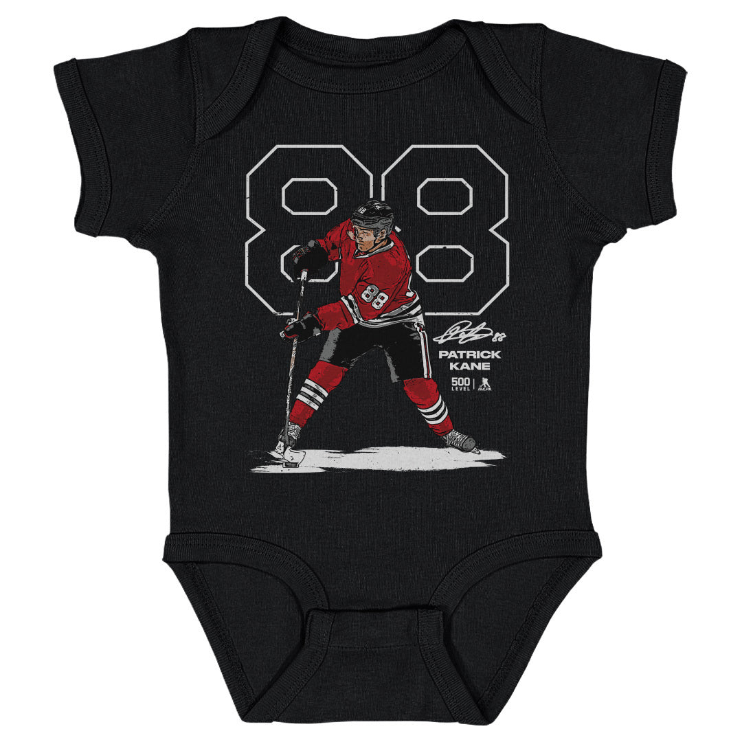 Patrick Kane Chicago Outline WHT