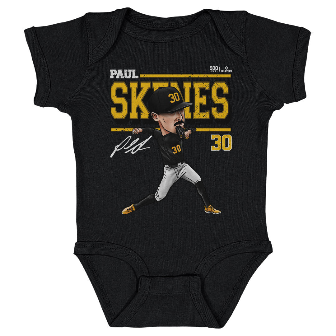 Paul Skenes Pittsburgh Cartoon WHT
