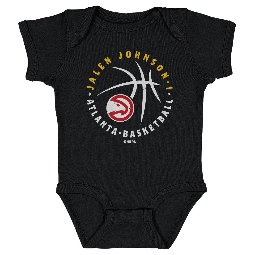 Jalen Johnson Atlanta Hawks Player Ball WHT
