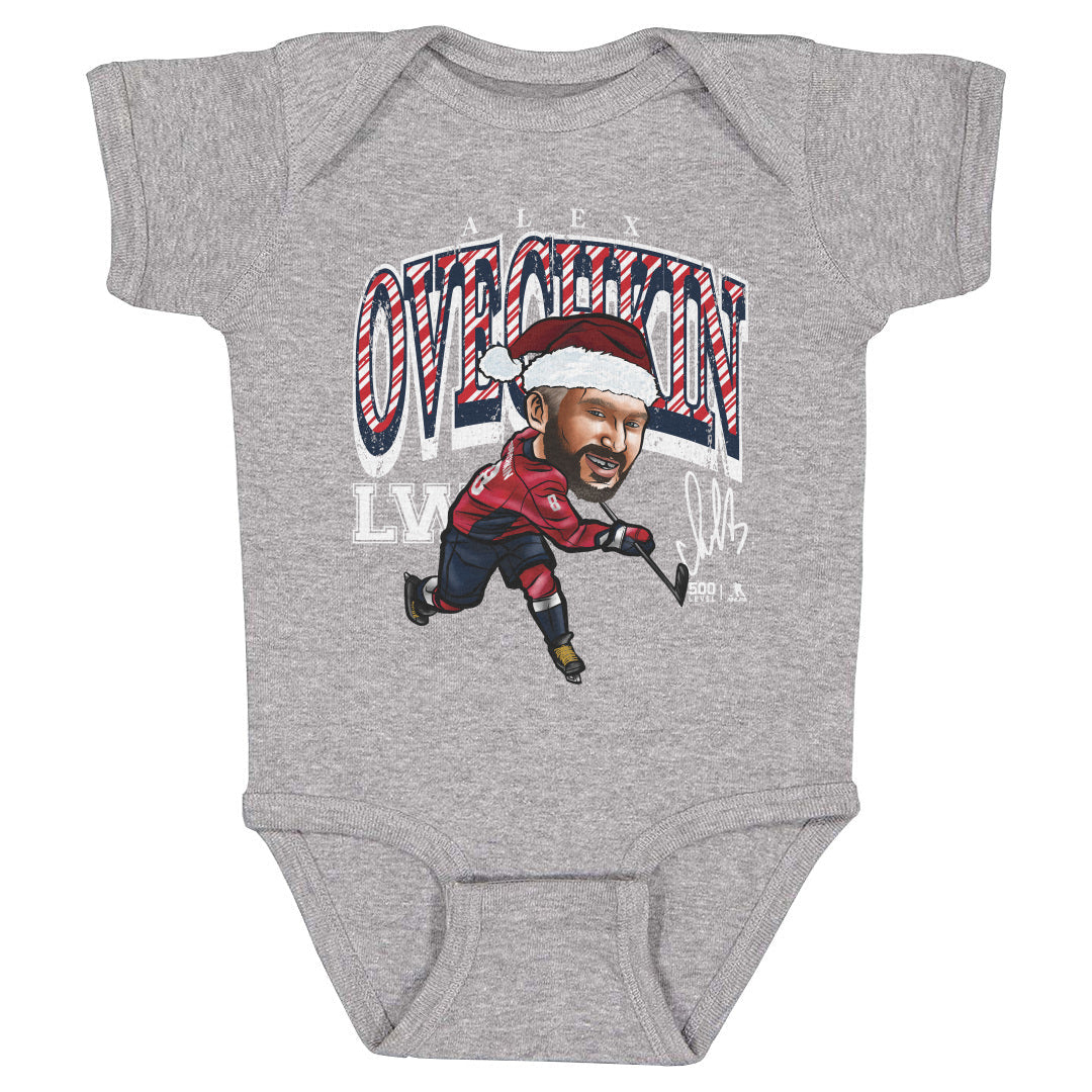 Alex Ovechkin Washington Cartoon Santa Hat WHT
