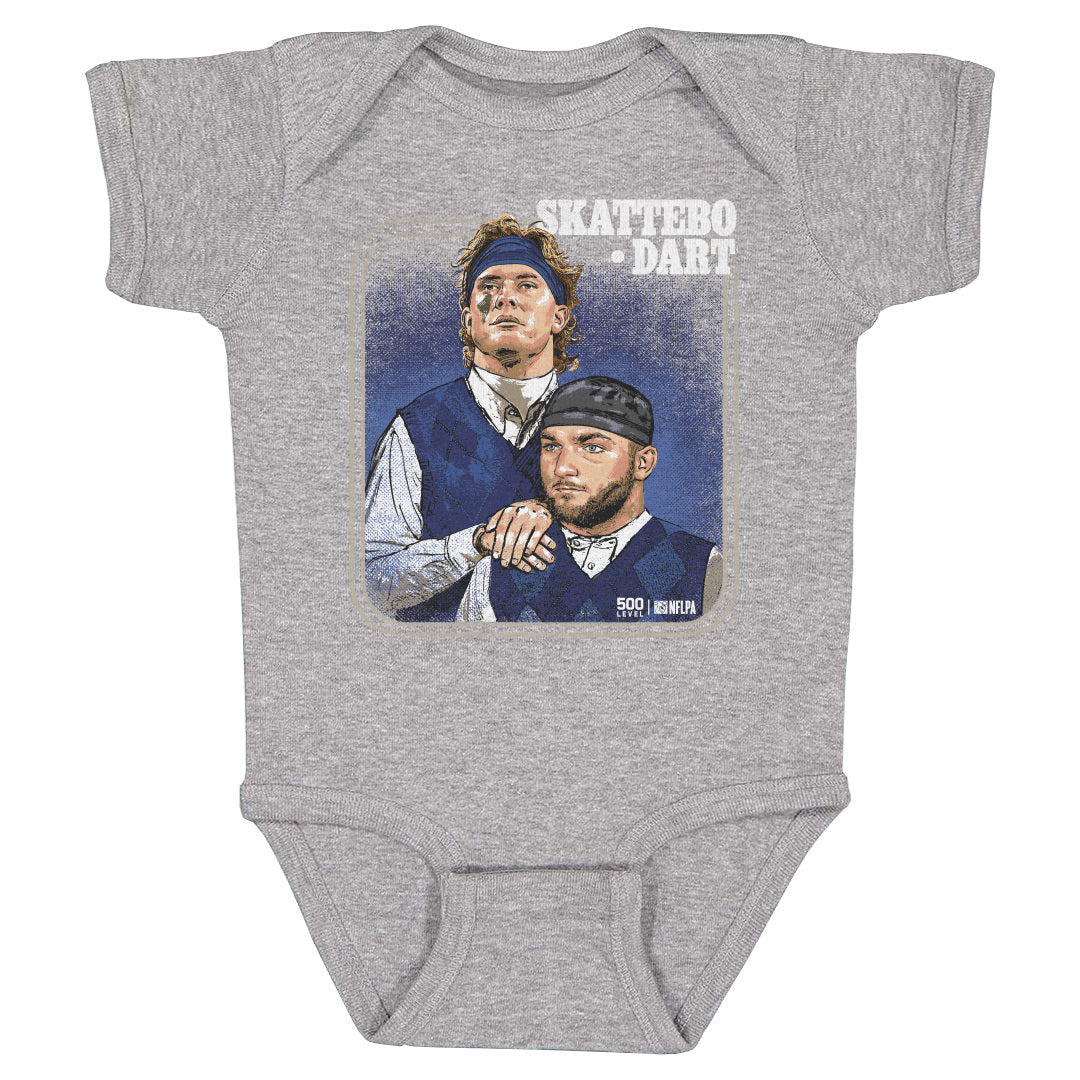 Jaxson Dart & Cam Skattebo New York G Step Brothers WHT