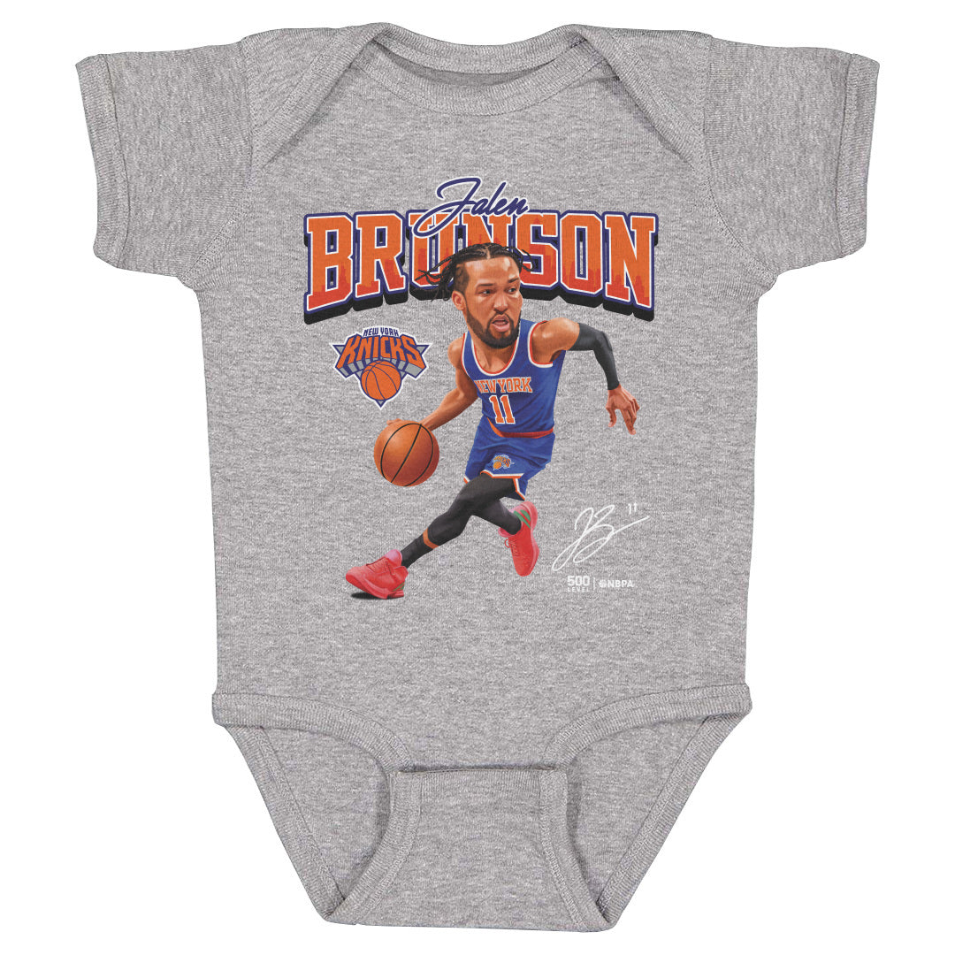 Jalen Brunson New York Knicks Caricature WHT