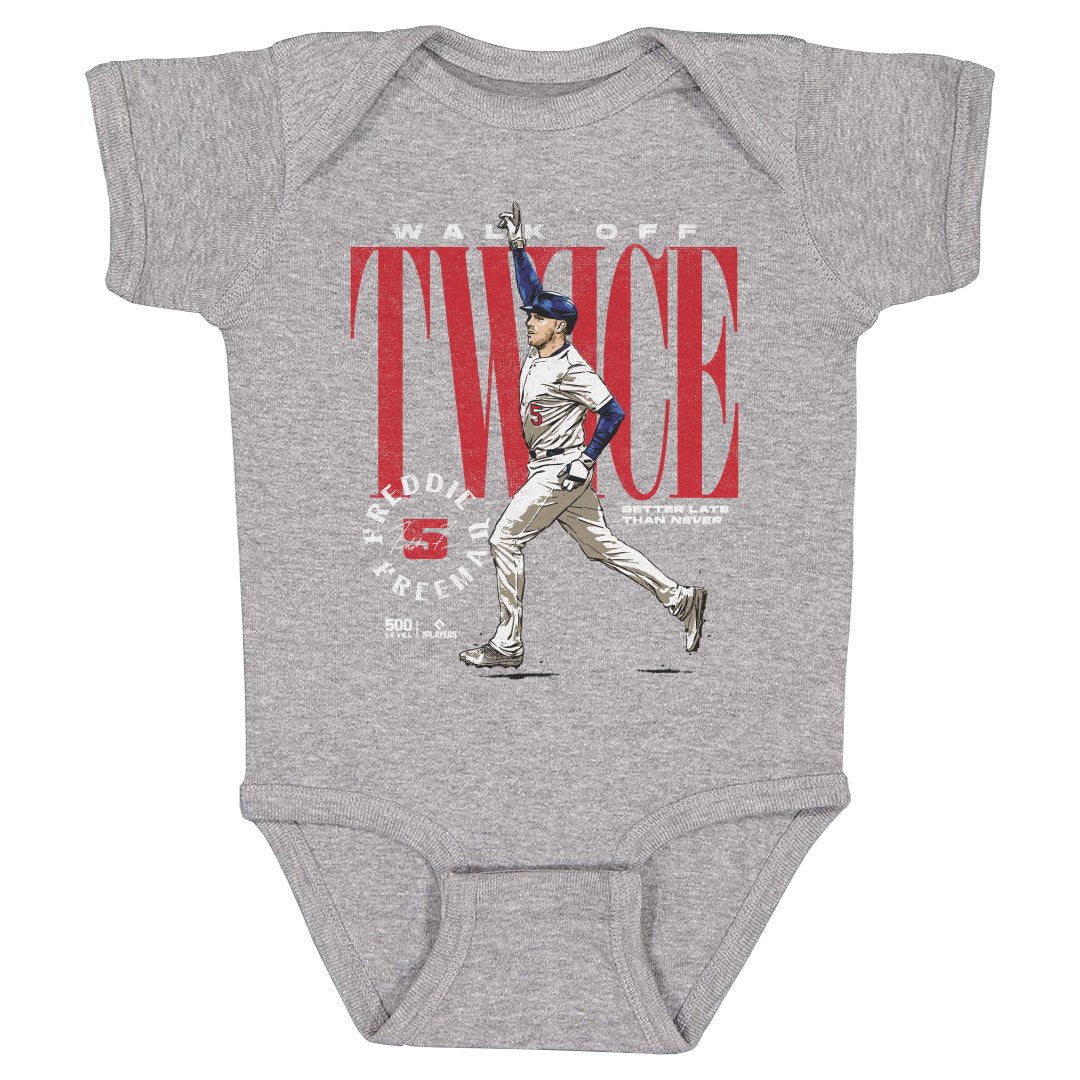 Freddie Freeman Los Angeles D Walk Off Twice WHT