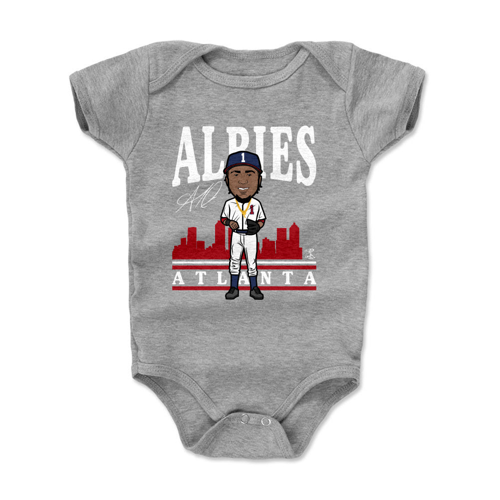 Ozzie Albies Toon R WHT
