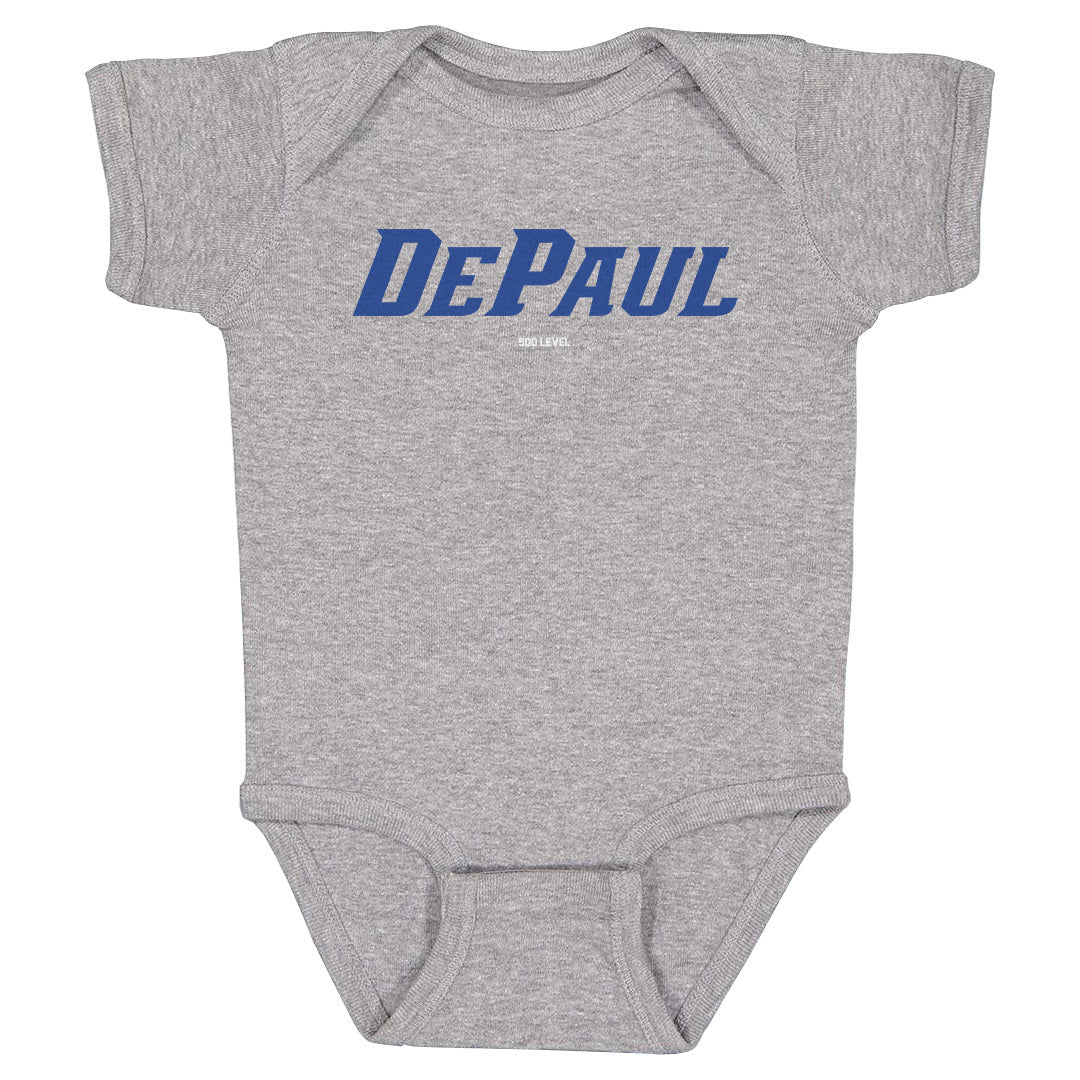 DePaul Blue Demons Wordmark Royal WHT