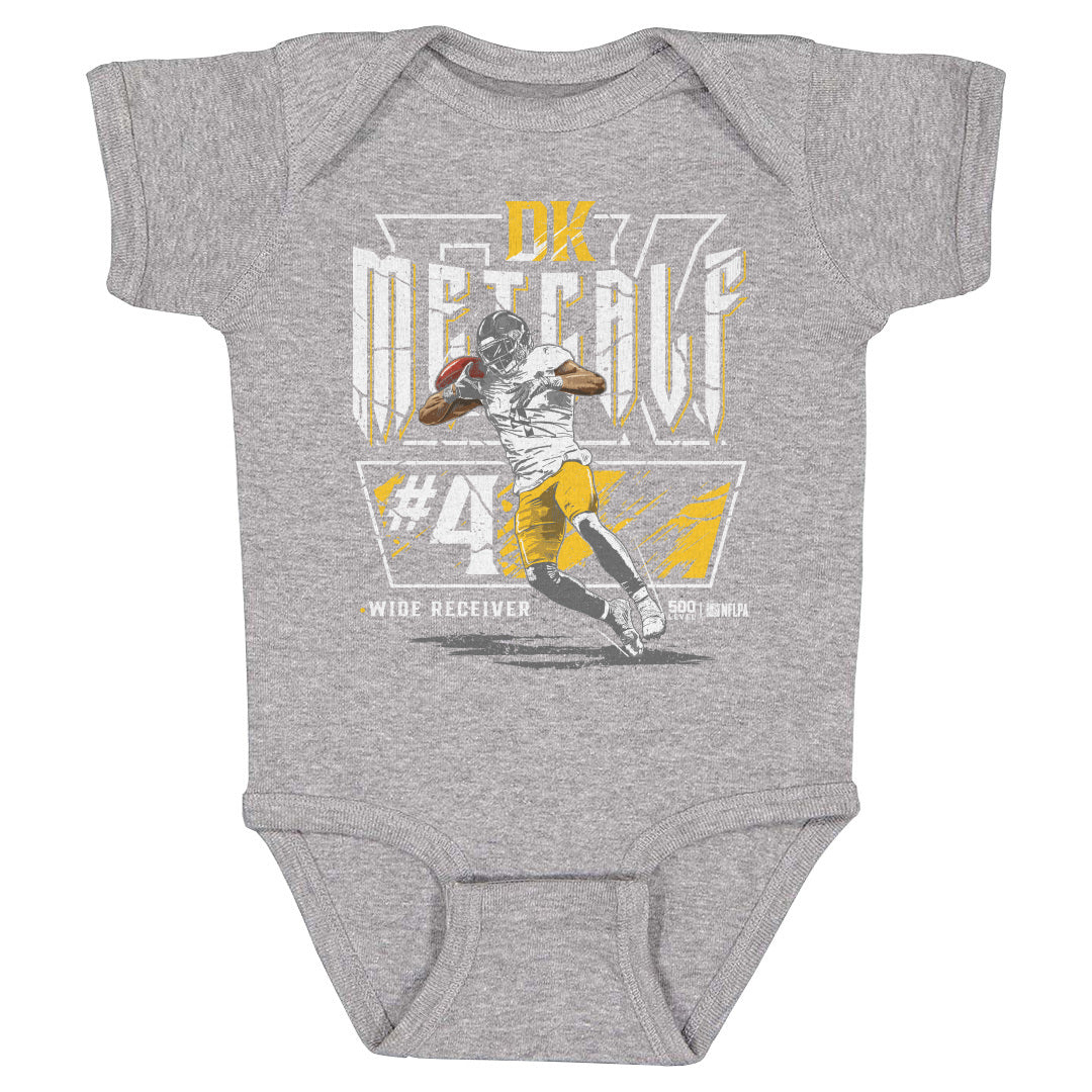 DK Metcalf Pittsburgh Shoulder Catch WHT