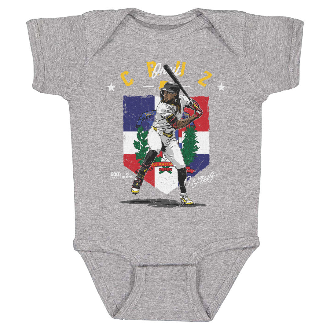 Oneil Cruz Pittsburgh Country Flag WHT