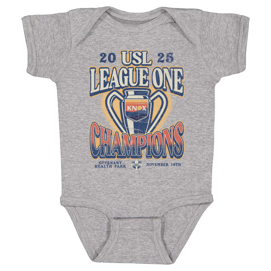One Knoxville SC 2025 USL League One Final Champions Trophy WHT