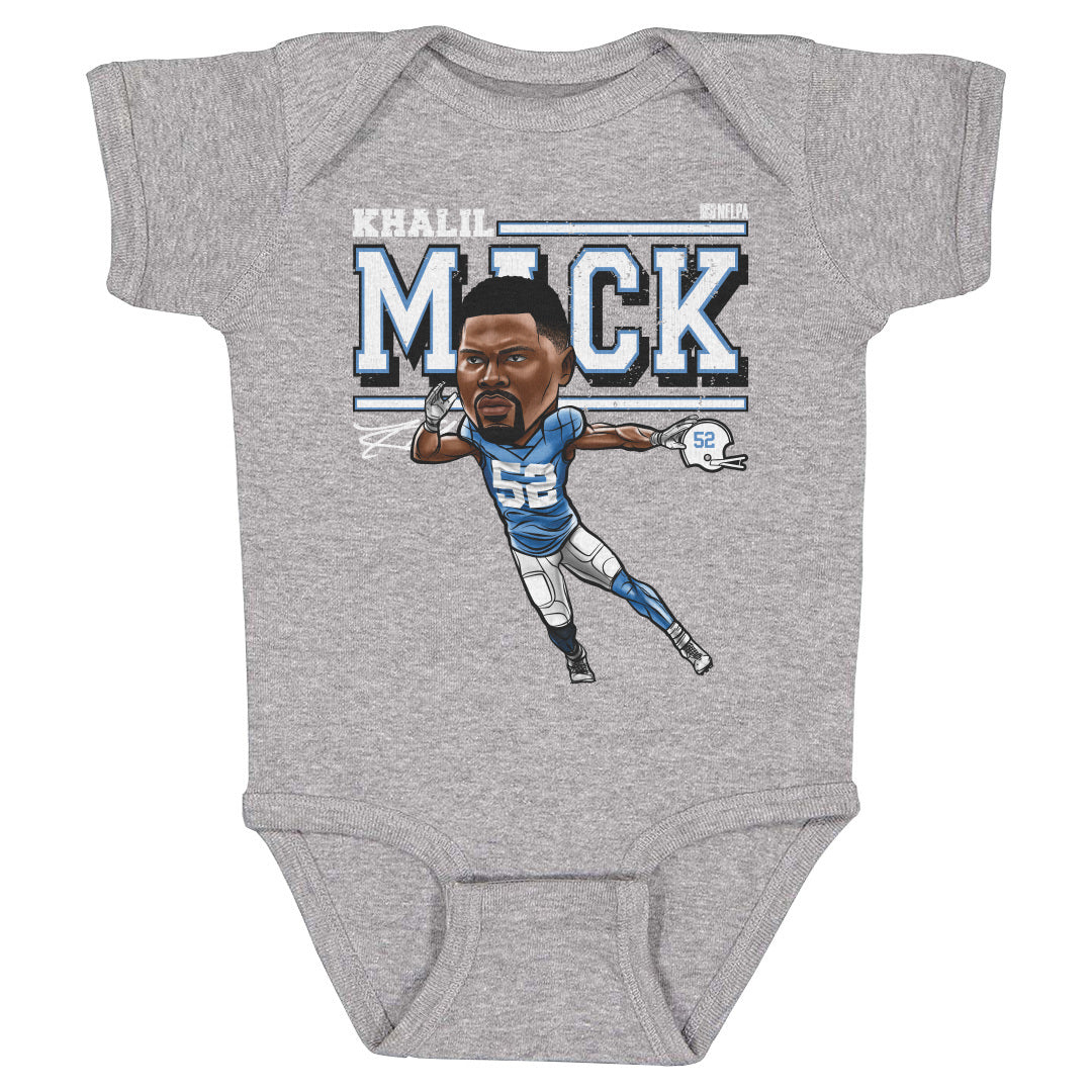 Khalil Mack Los Angeles C Cartoon WHT