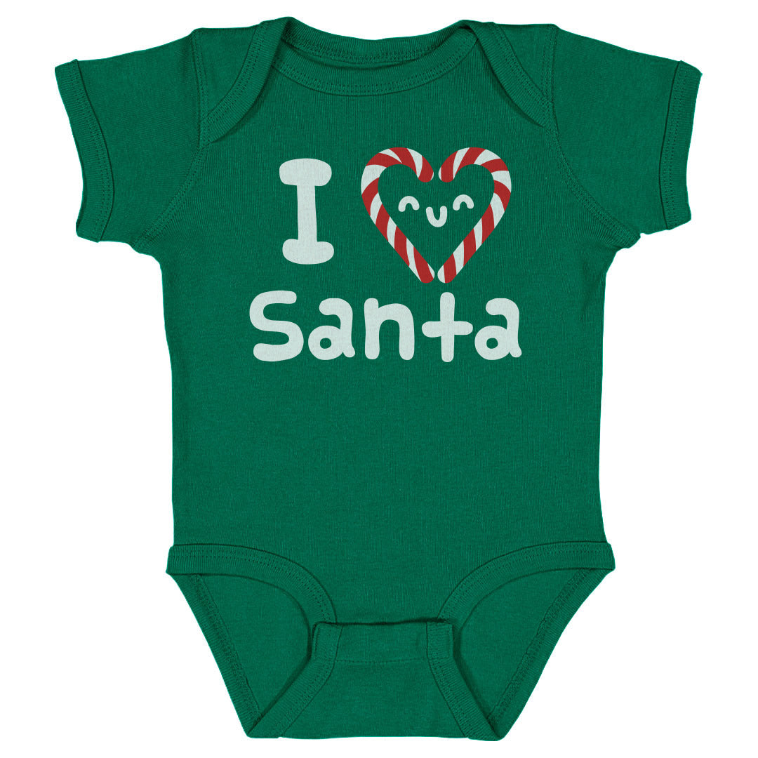 Christmas I Love Santa WHT