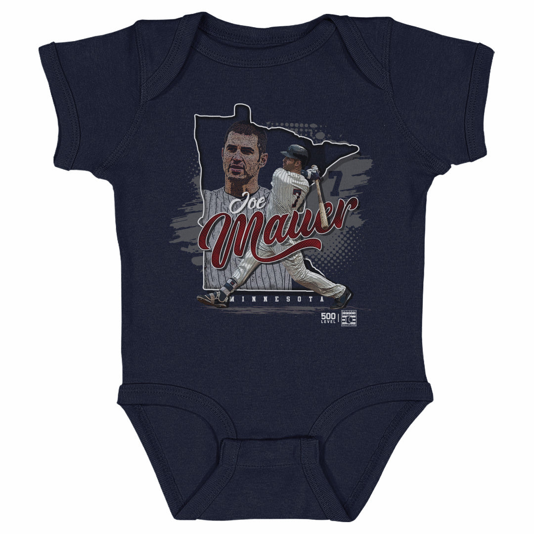 Joe Mauer Minnesota State Silhouette WHT