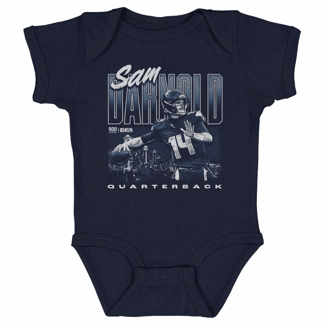Sam Darnold Seattle Bitmap WHT