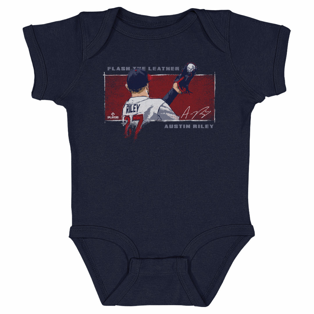 Austin Riley Atlanta Flash The Leather WHT