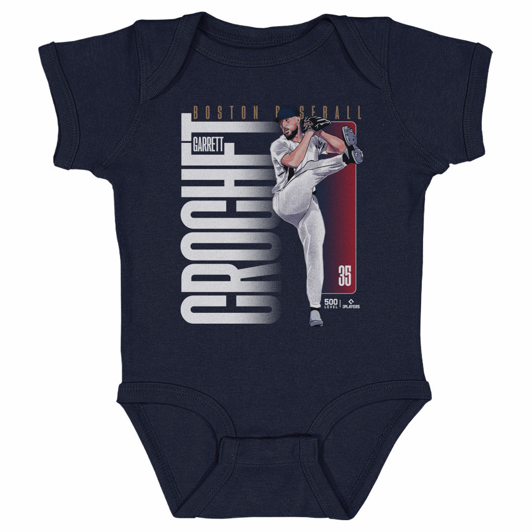 Garrett Crochet Boston Vertical Name WHT