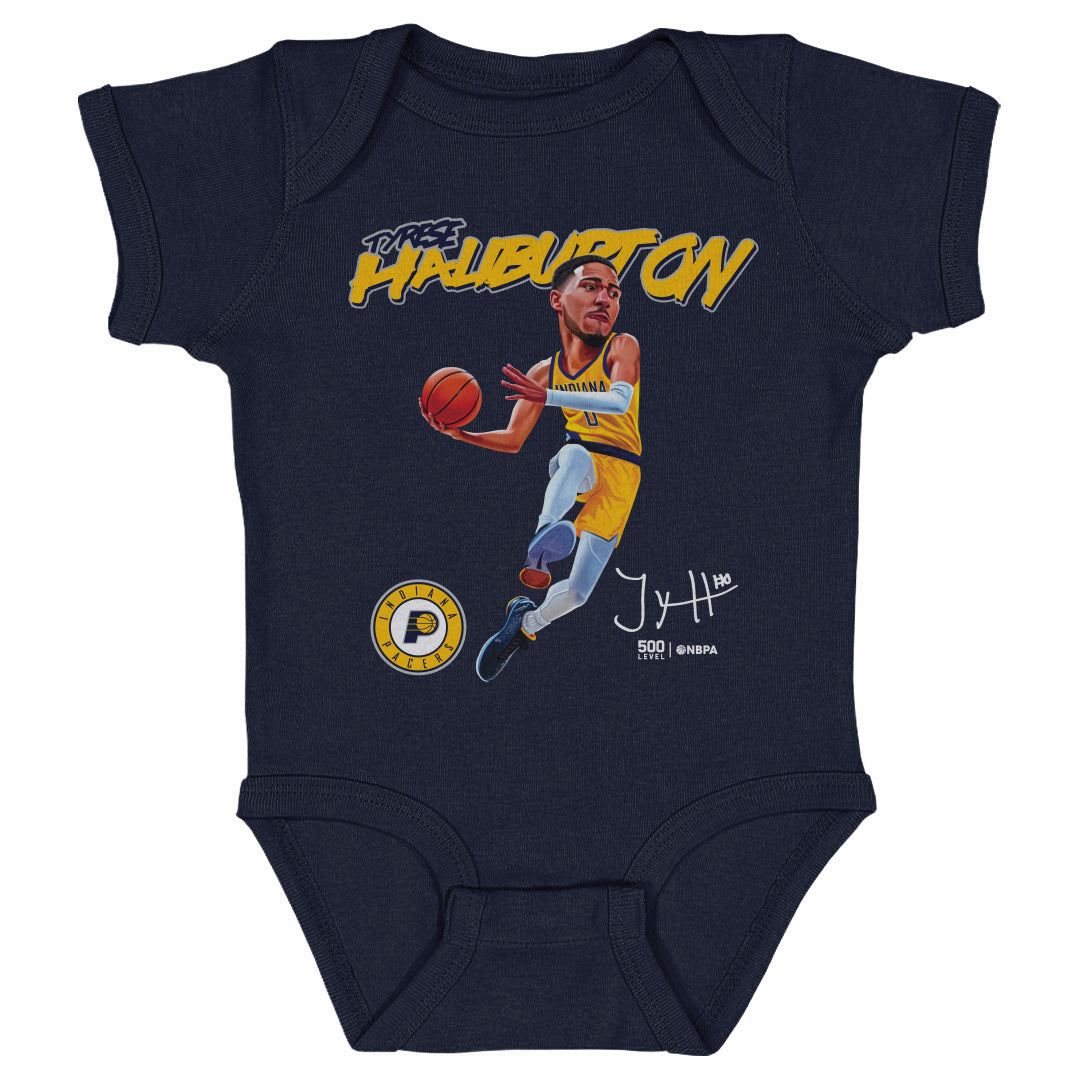 Tyrese Haliburton Indiana Pacers Caricature WHT