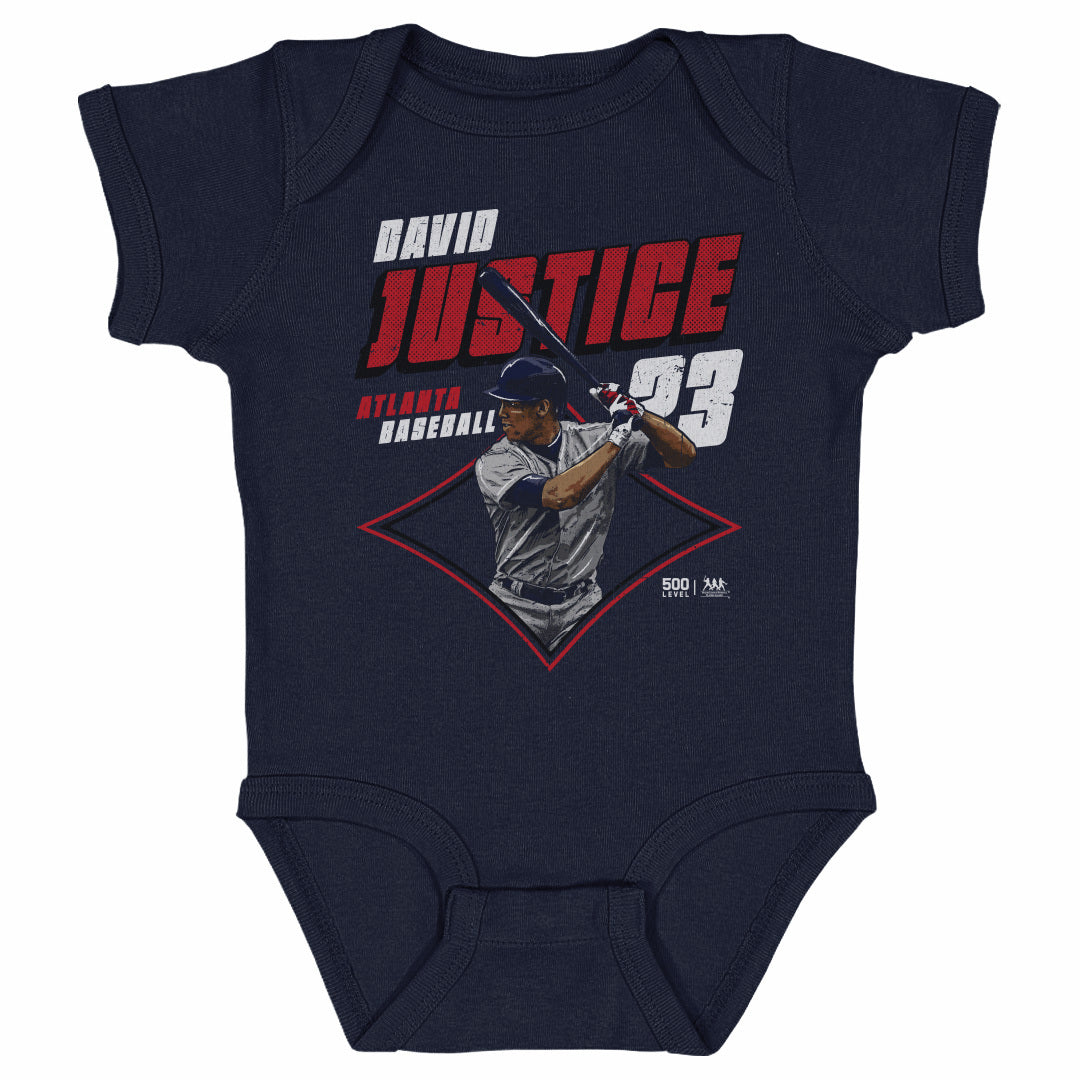 David Justice Atlanta Diamond WHT