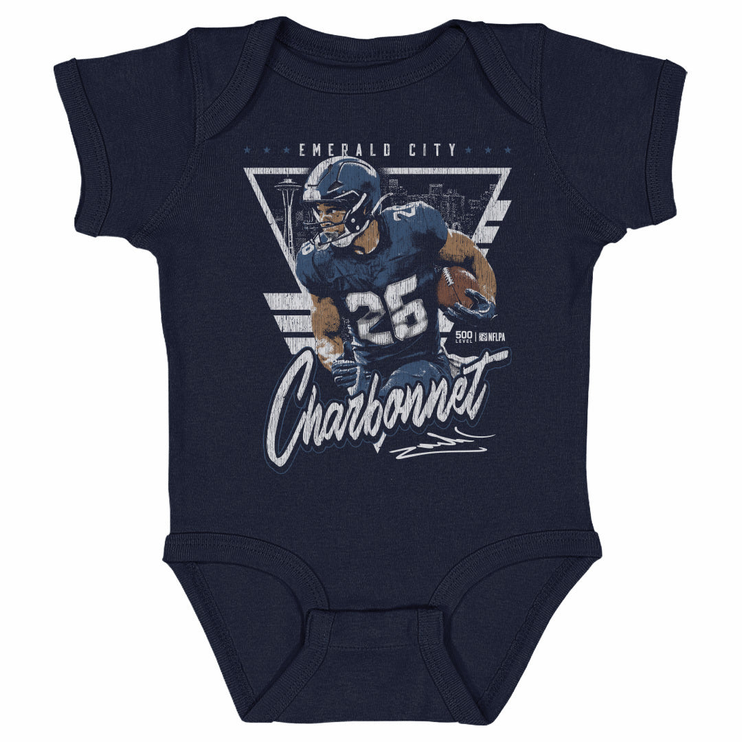 Zach Charbonnet Seattle Triangle Retro WHT