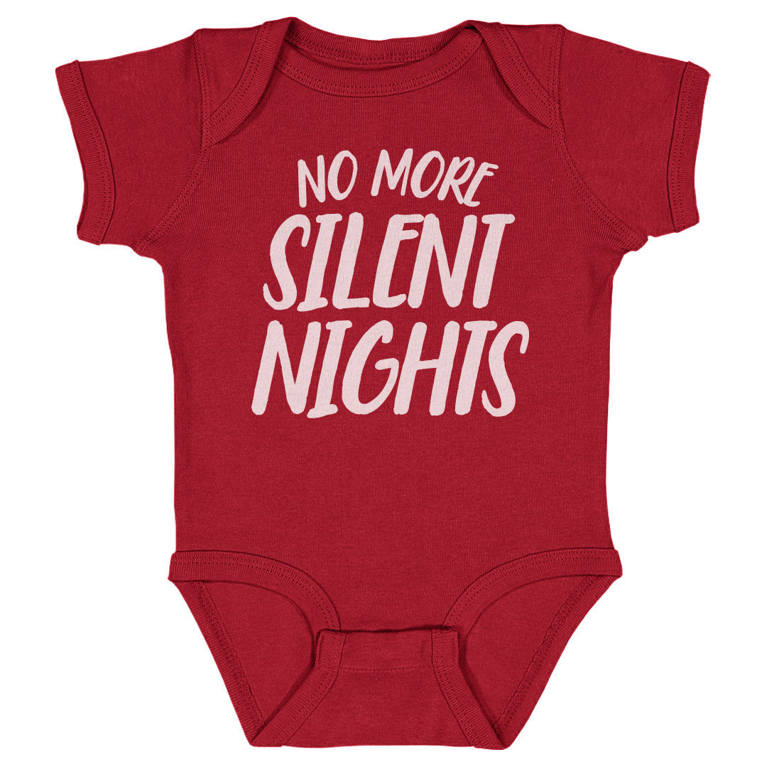 Christmas No More Silent Nights WHT