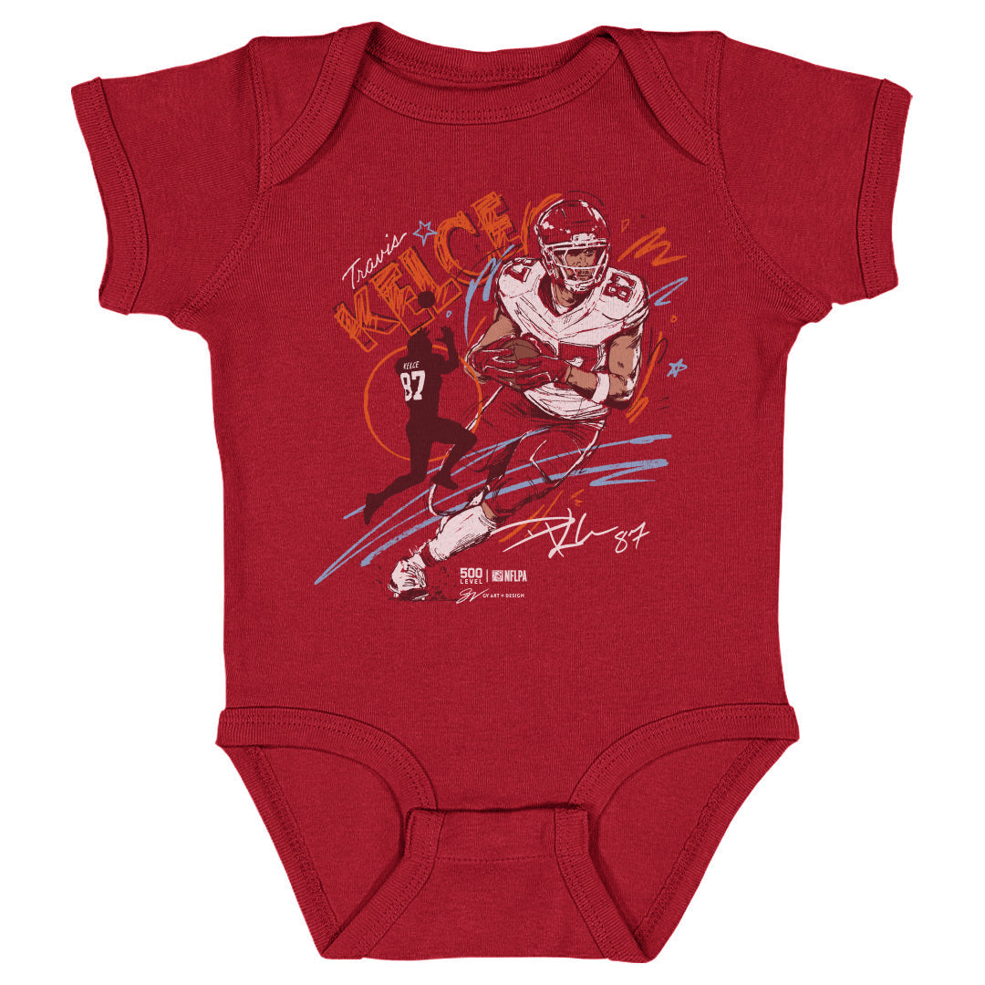 Travis Kelce Kansas City Scribble WHT